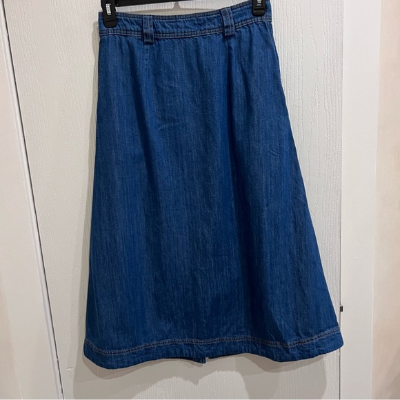 Sezan Clarine Denim Cotton Skirt - Picture 5 of 8